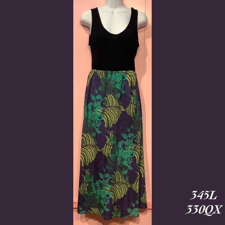 345L - 330QX - Slinky skirt mid length