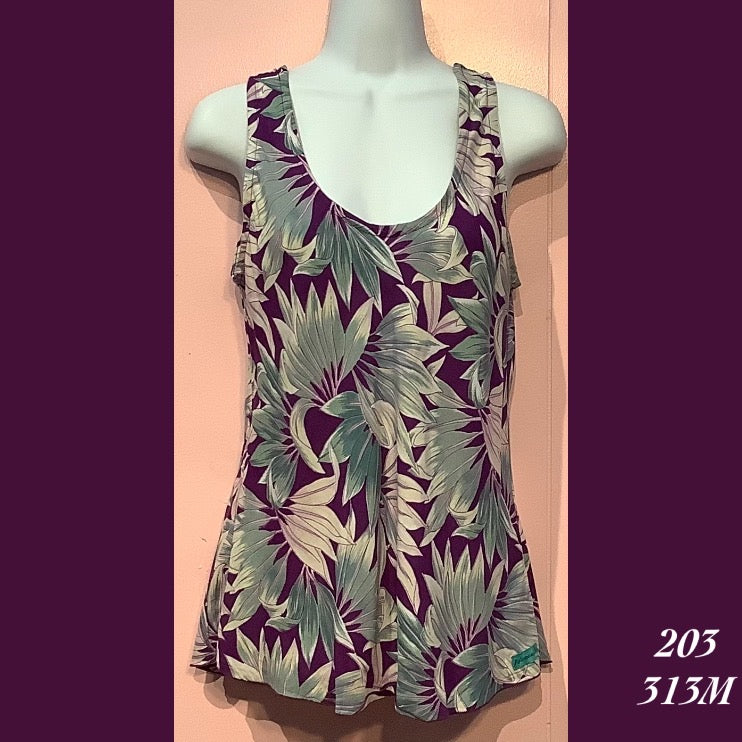 203 - 313M , Bias cut tank top
