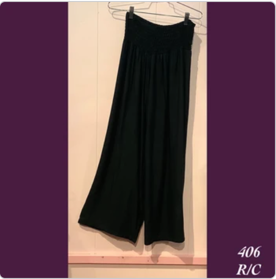 406LX - R/C , Elastic rib pant plus size