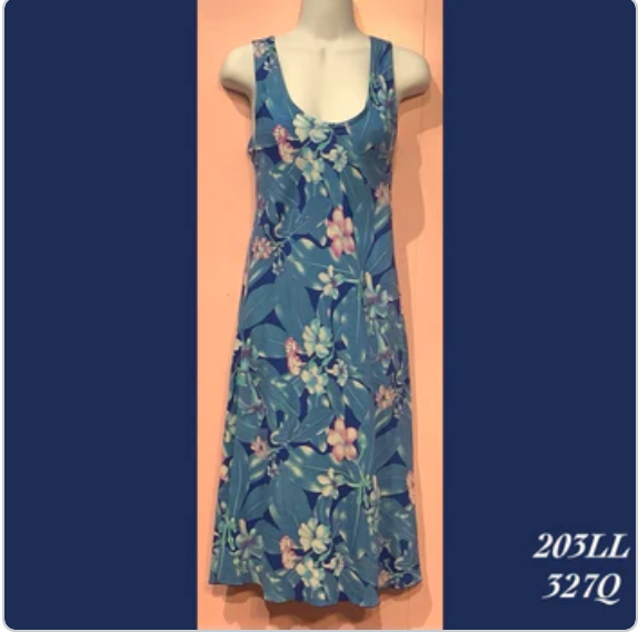203LLX - 327Q , Tank dress plus size