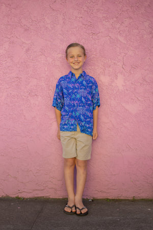 C255 - 348Q , Boy's Aloha shirt